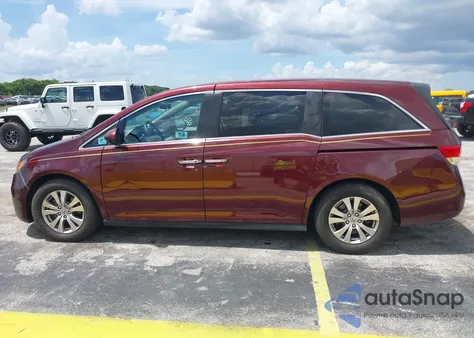 2016 Honda Odyssey Ex z USA, uszkodzony, nr VIN 5FNRL5H4XGB120242